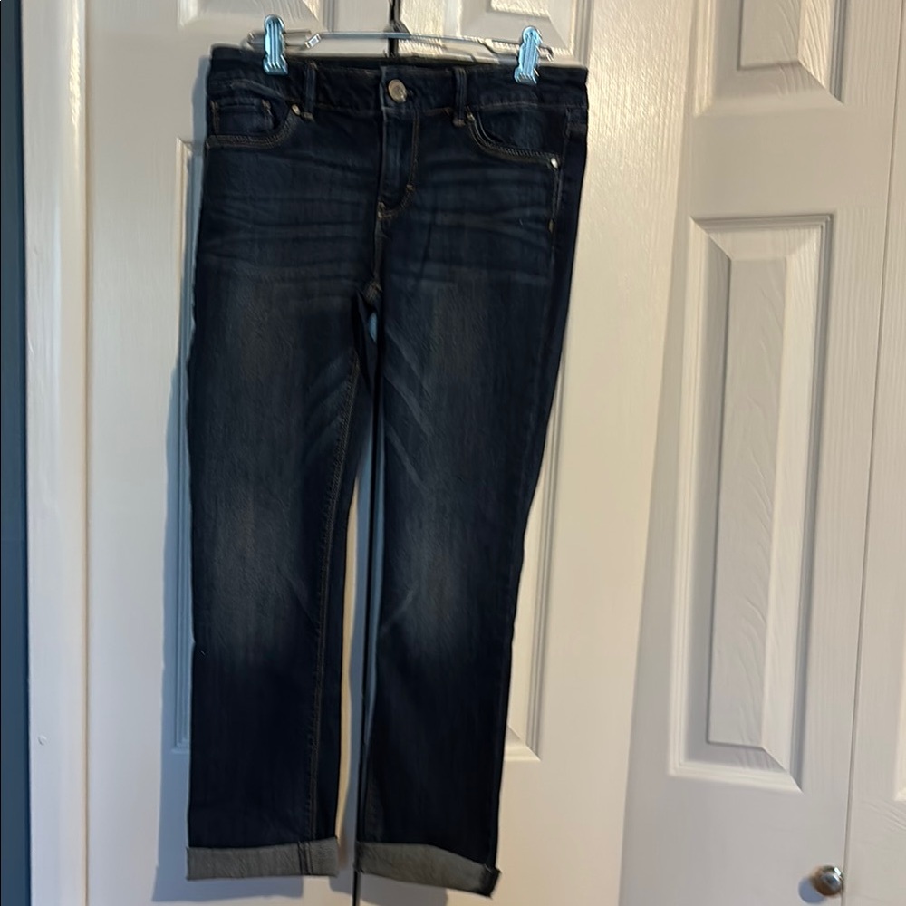 White House Black market the slim crop jeans size 00 NWOT